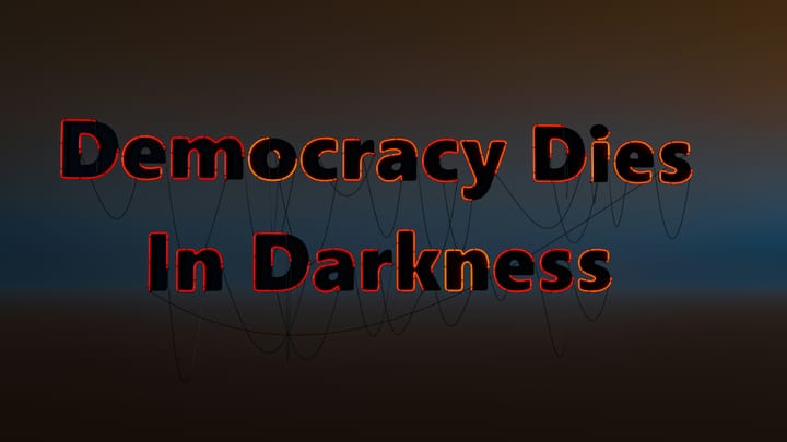 "Democracy becomes a government of bullies, tempered by editors." - Ralph Waldo Emerson