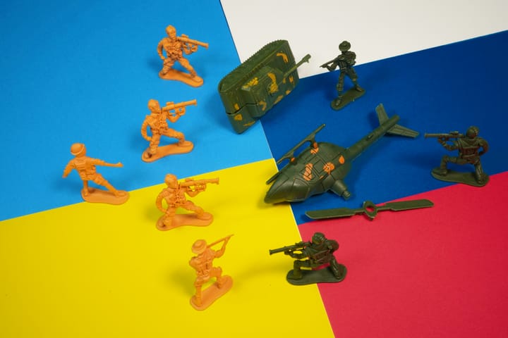 The attacker must vanquish; the defender need only survive.
